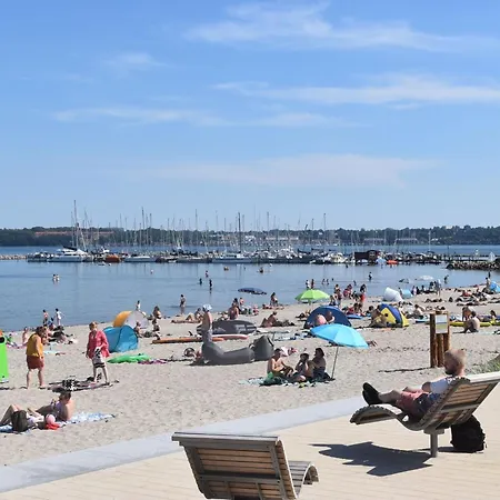 Fewo1846 - Strandresidenz Wassersleben Ufernest - Modernes Studioapartment Mit Balkon Am Lägenhet